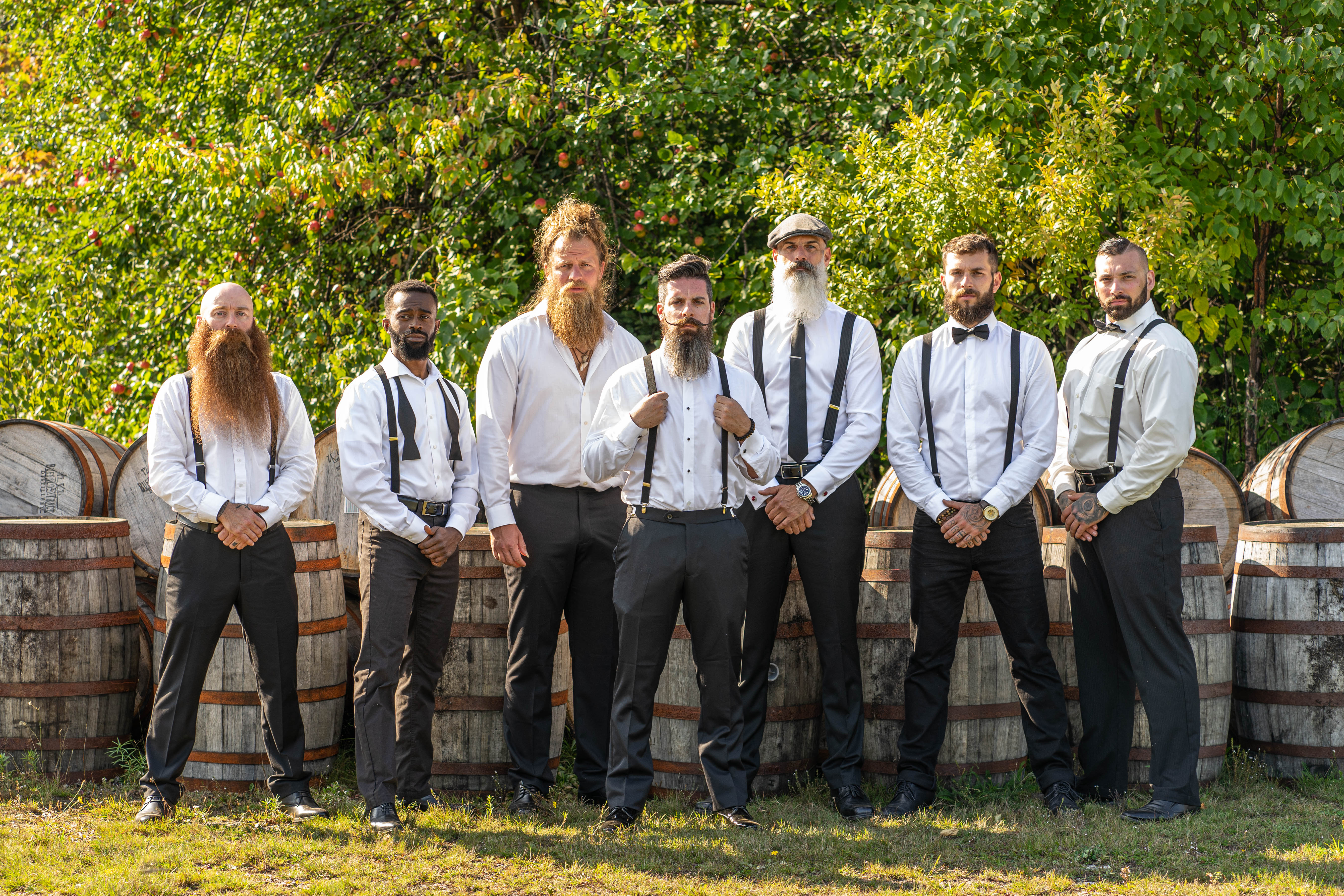 A few of the Educated Beards Ambassadors. 